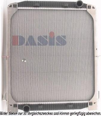 AKS Dasis 400010N - Радіатор, охолодження двигуна autocars.com.ua