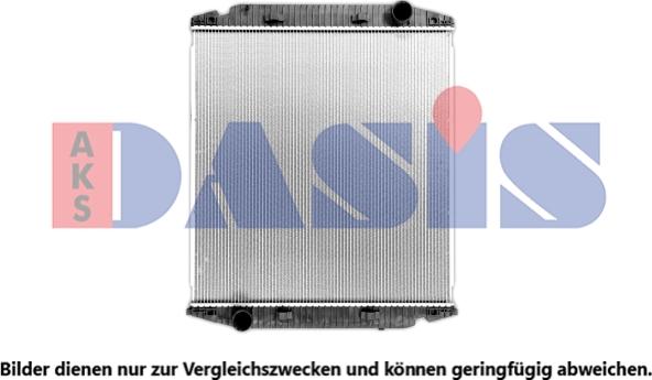 AKS Dasis 400010SXB - Радиатор, охлаждение двигателя autodnr.net