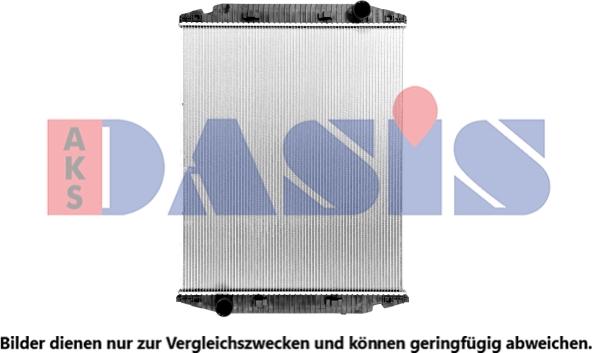 AKS Dasis 400011SXB - Радиатор, охлаждение двигателя autodnr.net