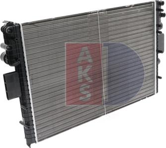 AKS Dasis 400028N - Радіатор, охолодження двигуна autocars.com.ua