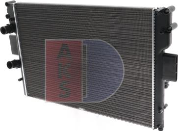AKS Dasis 400037N - Радиатор, охлаждение двигателя autodnr.net