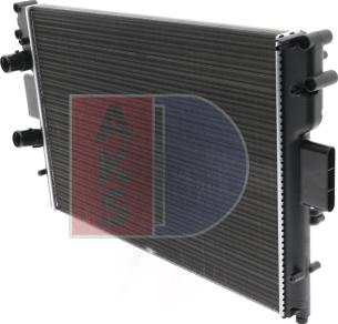 AKS Dasis 400037N - Радіатор, охолодження двигуна autocars.com.ua