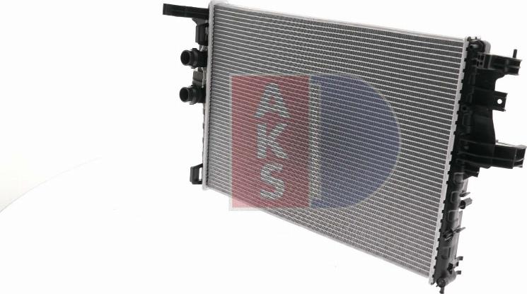 AKS Dasis 400048N - Радіатор, охолодження двигуна autocars.com.ua