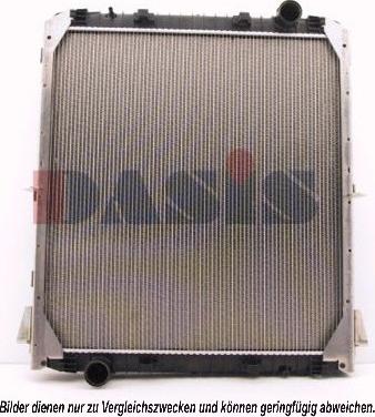 AKS Dasis 400210N - Радіатор, охолодження двигуна autocars.com.ua