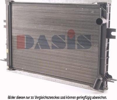 AKS Dasis 400530N - Радіатор, охолодження двигуна autocars.com.ua