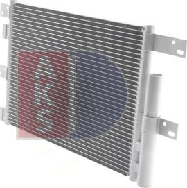 AKS Dasis 402006N - Конденсатор, кондиціонер autocars.com.ua