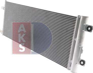 AKS Dasis 402008N - Конденсатор, кондиціонер autocars.com.ua