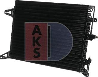 AKS Dasis 402500N - Конденсатор, кондиціонер autocars.com.ua