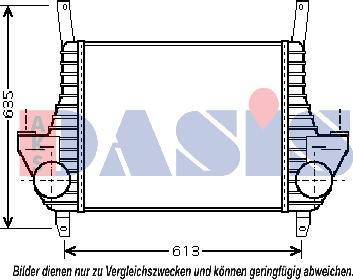 AKS Dasis 407002N - Интеркулер autocars.com.ua