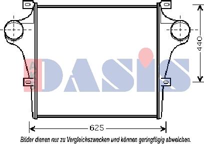 AKS Dasis 407140N - Интеркулер autocars.com.ua