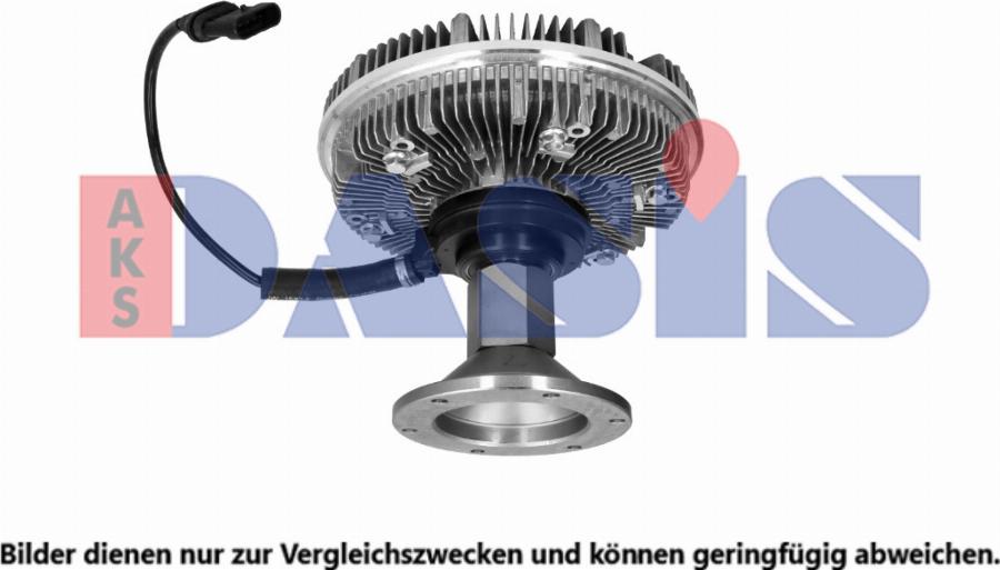 AKS Dasis 408012N - Зчеплення, вентилятор радіатора autocars.com.ua