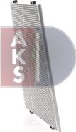 AKS Dasis 422016N - Конденсатор, кондиціонер autocars.com.ua