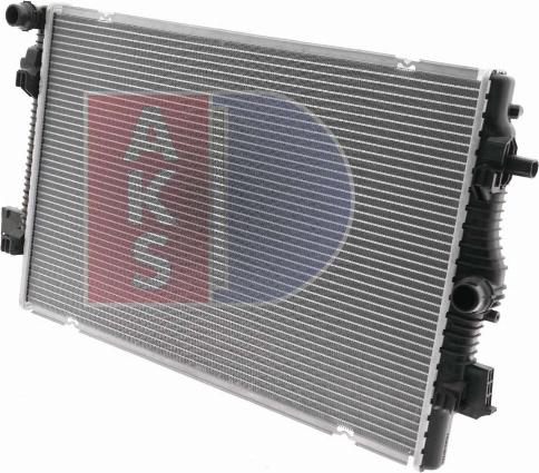 AKS Dasis 480005N - Радіатор, охолодження двигуна autocars.com.ua