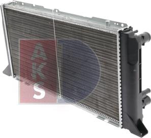 AKS Dasis 480015N - Радіатор, охолодження двигуна autocars.com.ua