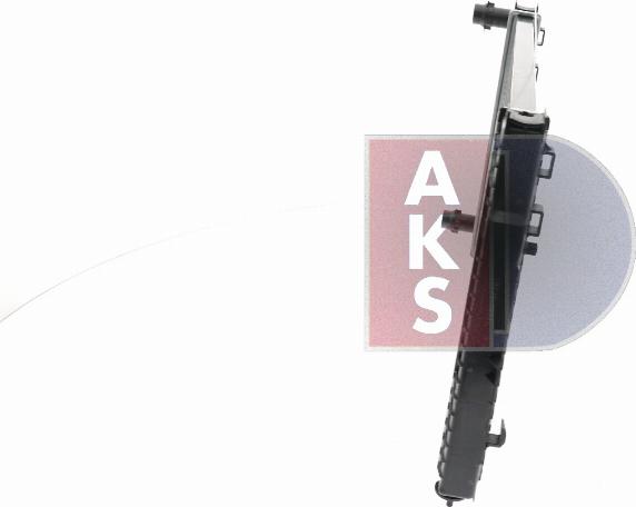 AKS Dasis 480026N - Радіатор, охолодження двигуна autocars.com.ua