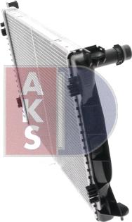 AKS Dasis 480039N - Радіатор, охолодження двигуна autocars.com.ua