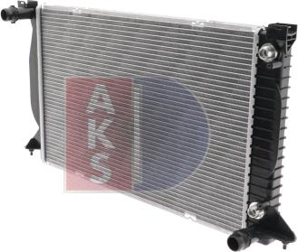 AKS Dasis 480040N - Радіатор, охолодження двигуна autocars.com.ua