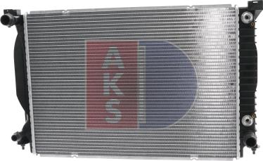 AKS Dasis 480043N - Радіатор, охолодження двигуна autocars.com.ua