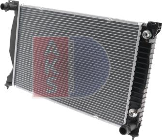 AKS Dasis 480044N - Радіатор, охолодження двигуна autocars.com.ua