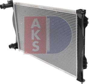 AKS Dasis 480049N - Радіатор, охолодження двигуна autocars.com.ua