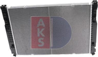 AKS Dasis 480058N - Радіатор, охолодження двигуна autocars.com.ua