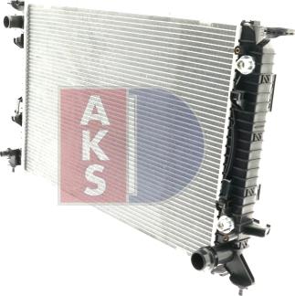 AKS Dasis 480074N - Радіатор, охолодження двигуна autocars.com.ua