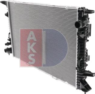 AKS Dasis 480078N - Радіатор, охолодження двигуна autocars.com.ua