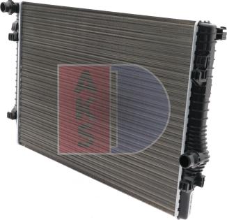 AKS Dasis 480085N - Радіатор, охолодження двигуна autocars.com.ua