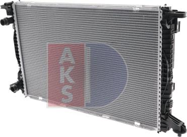 AKS Dasis 480102N - Радіатор, охолодження двигуна autocars.com.ua