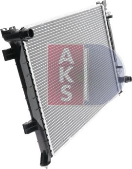 AKS Dasis 480150N - Радиатор, охлаждение двигателя autodnr.net