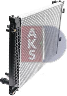 AKS Dasis 480150N - Радіатор, охолодження двигуна autocars.com.ua