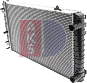 AKS Dasis 480380N - Радіатор, охолодження двигуна autocars.com.ua