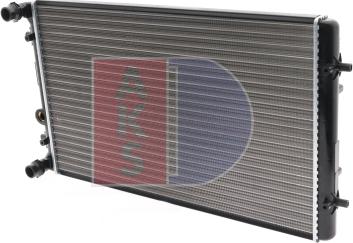 AKS Dasis 480970N - Радиатор, охлаждение двигателя autodnr.net
