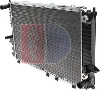 AKS Dasis 481150N - Радіатор, охолодження двигуна autocars.com.ua