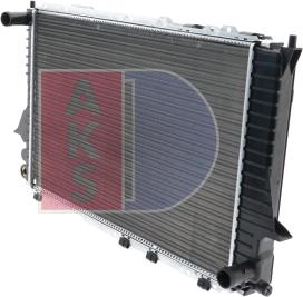 AKS Dasis 481160N - Радіатор, охолодження двигуна autocars.com.ua
