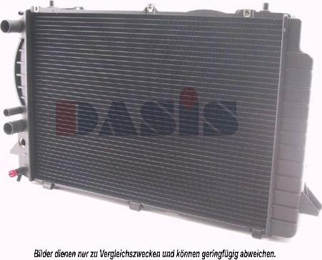AKS Dasis 481420N - Радиатор, охлаждение двигателя autodnr.net