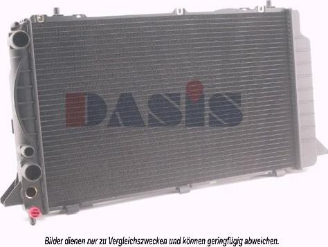 AKS Dasis 481600N - Радіатор, охолодження двигуна autocars.com.ua