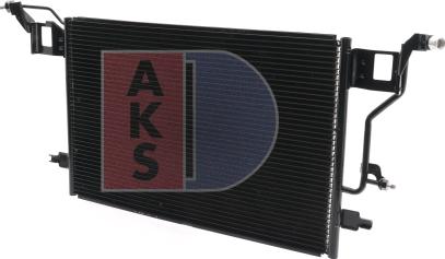AKS Dasis 482015N - Конденсатор, кондиціонер autocars.com.ua