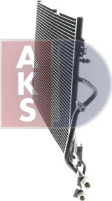 AKS Dasis 482020N - Конденсатор, кондиціонер autocars.com.ua
