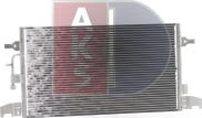 AKS Dasis 482022N - Конденсатор, кондиціонер autocars.com.ua
