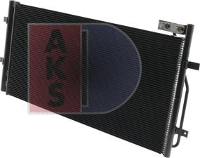 AKS Dasis 482029N - Конденсатор, кондиціонер autocars.com.ua