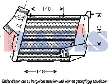 AKS Dasis 487012N - Интеркулер autocars.com.ua
