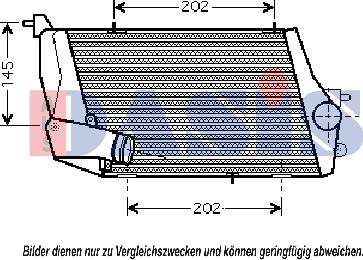 AKS Dasis 487015N - Интеркулер autocars.com.ua