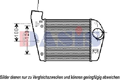 AKS Dasis 487031N - Интеркулер autocars.com.ua
