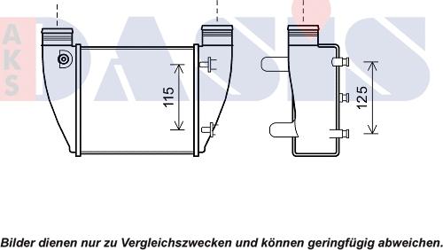 AKS Dasis 487043N - Интеркулер autocars.com.ua