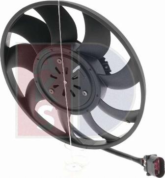 AKS Dasis 488034N - Вентилятор, охолодження двигуна autocars.com.ua