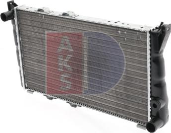 AKS Dasis 490010N - Радіатор, охолодження двигуна autocars.com.ua