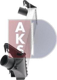 AKS Dasis 497001N - Интеркулер autocars.com.ua