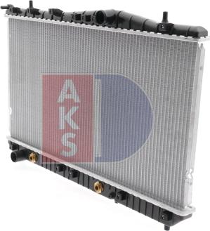 AKS Dasis 510021N - Радіатор, охолодження двигуна autocars.com.ua
