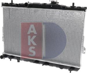 AKS Dasis 510025N - Радіатор, охолодження двигуна autocars.com.ua